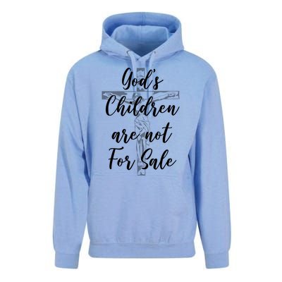 Gods Children Are Not For Sale Christ Awareness Unisex Surf Hoodie