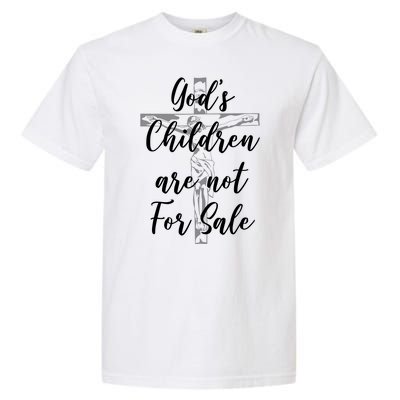 Gods Children Are Not For Sale Christ Awareness Garment-Dyed Heavyweight T-Shirt