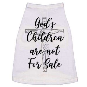 Gods Children Are Not For Sale Christ Awareness Doggie Tank