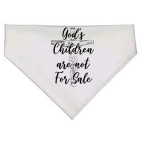 Gods Children Are Not For Sale Christ Awareness USA-Made Doggie Bandana