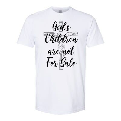 Gods Children Are Not For Sale Christ Awareness Softstyle CVC T-Shirt