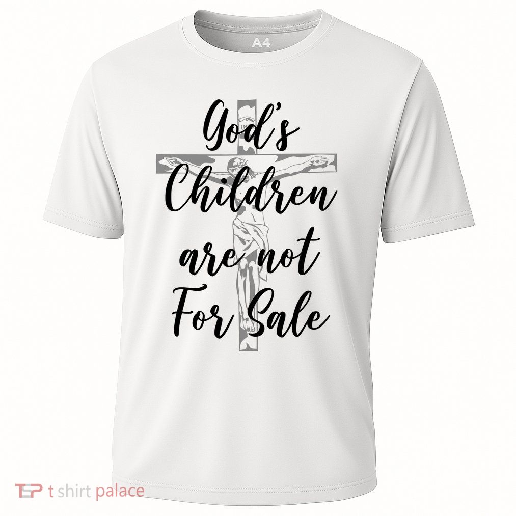 Gods Children Are Not For Sale Christ Awareness Cooling Performance Crew T-Shirt