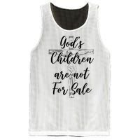 Gods Children Are Not For Sale Christ Awareness Mesh Reversible Basketball Jersey Tank