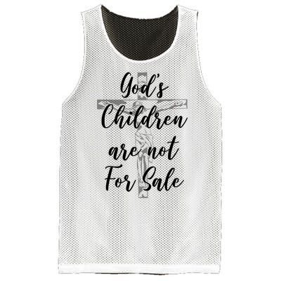 Gods Children Are Not For Sale Christ Awareness Mesh Reversible Basketball Jersey Tank