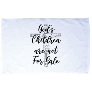 Gods Children Are Not For Sale Christ Awareness Microfiber Hand Towel