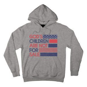 Gods Children Are Not For Sale Patriotic Flag Tall Hoodie