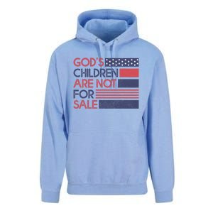 Gods Children Are Not For Sale Patriotic Flag Unisex Surf Hoodie