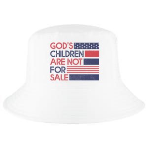 Gods Children Are Not For Sale Patriotic Flag Cool Comfort Performance Bucket Hat