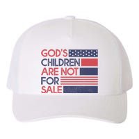 Gods Children Are Not For Sale Patriotic Flag Yupoong Adult 5-Panel Trucker Hat