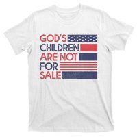 Gods Children Are Not For Sale Patriotic Flag T-Shirt