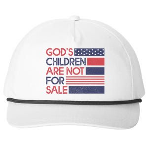 Gods Children Are Not For Sale Patriotic Flag Snapback Five-Panel Rope Hat