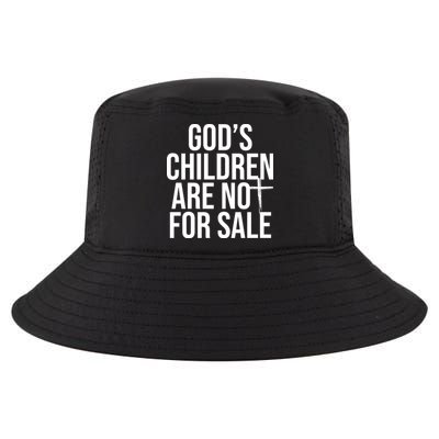 Gods Children Are Not For Sale Cross Cool Comfort Performance Bucket Hat