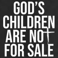 Gods Children Are Not For Sale Cross 15oz Campfire Ceramic Mug