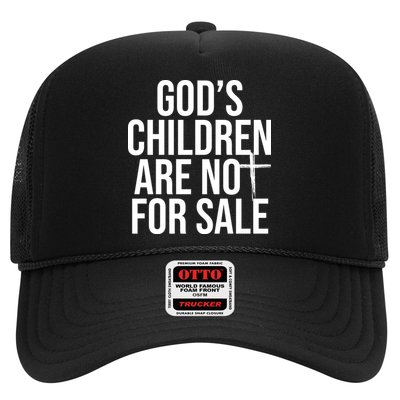 Gods Children Are Not For Sale Cross Trucker Hat