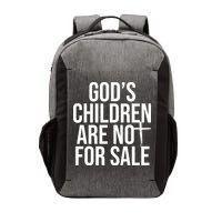 Gods Children Are Not For Sale Cross Vector Backpack