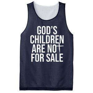 Gods Children Are Not For Sale Cross Mesh Reversible Basketball Jersey Tank