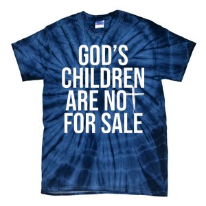 Gods Children Are Not For Sale Cross Tie-Dye T-Shirt