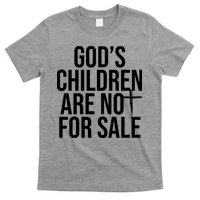 Gods Children Are Not For Sale Cross T-Shirt