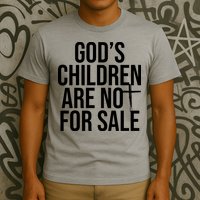 Gods Children Are Not For Sale Cross T-Shirt
