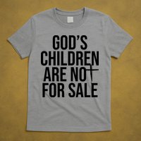 Gods Children Are Not For Sale Cross T-Shirt