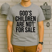 Gods Children Are Not For Sale Cross T-Shirt