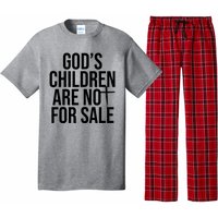 Gods Children Are Not For Sale Cross Pajama Set