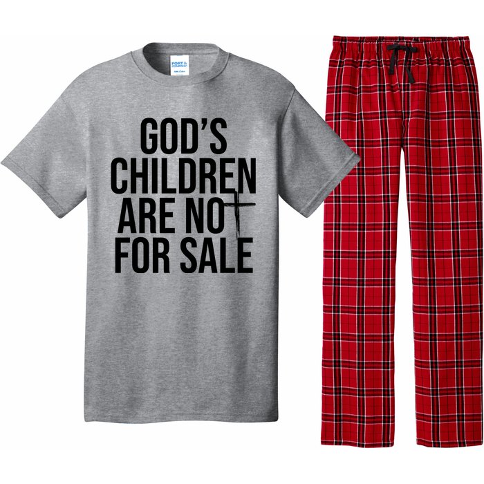 Gods Children Are Not For Sale Cross Pajama Set