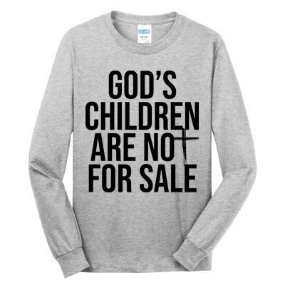Gods Children Are Not For Sale Cross Tall Long Sleeve T-Shirt