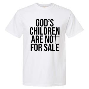 Gods Children Are Not For Sale Cross Garment-Dyed Heavyweight T-Shirt