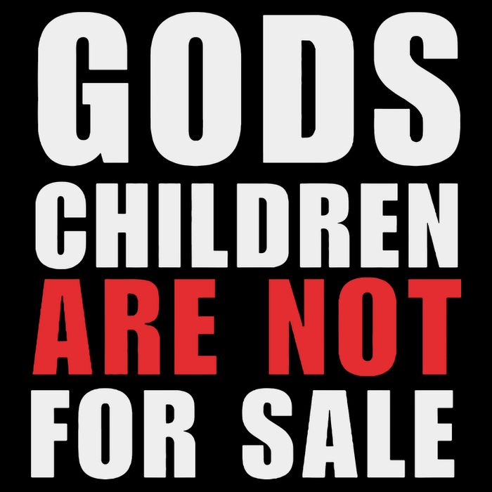 Gods Children Are Not For Sale End Human Trafficking Save Children Drawstring Bag