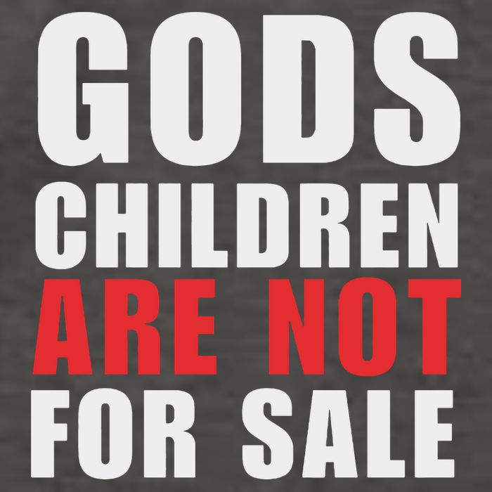 Gods Children Are Not For Sale End Human Trafficking Save Children Vector Backpack