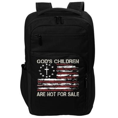 Gods Children Are Not For Sale Funny Quote Gods Children Impact Tech Backpack