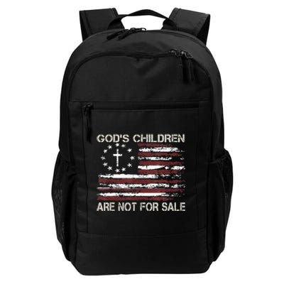 Gods Children Are Not For Sale Funny Quote Gods Children Daily Commute Backpack