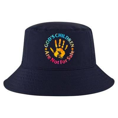 Gods Children Are Not For Sale Hand Prints Cool Comfort Performance Bucket Hat