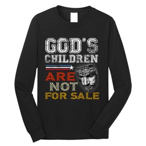 Gods Children Are Not For Sale: Embracing Sound Of Freedom Long Sleeve Shirt