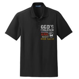 Gods Children Are Not For Sale: Embracing Sound Of Freedom Dry Zone Grid Polo