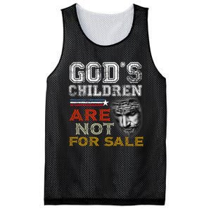 Gods Children Are Not For Sale: Embracing Sound Of Freedom Mesh Reversible Basketball Jersey Tank