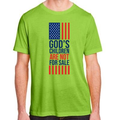 Gods Children Are Not For Sale USA Adult ChromaSoft Performance T-Shirt