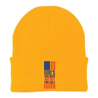 Gods Children Are Not For Sale USA Knit Cap Winter Beanie