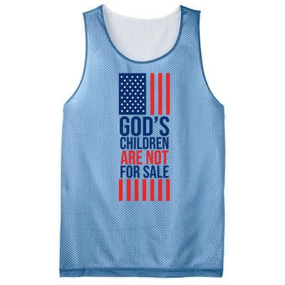 Gods Children Are Not For Sale USA Mesh Reversible Basketball Jersey Tank