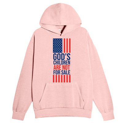 Gods Children Are Not For Sale USA Urban Pullover Hoodie