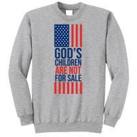 Gods Children Are Not For Sale USA Sweatshirt