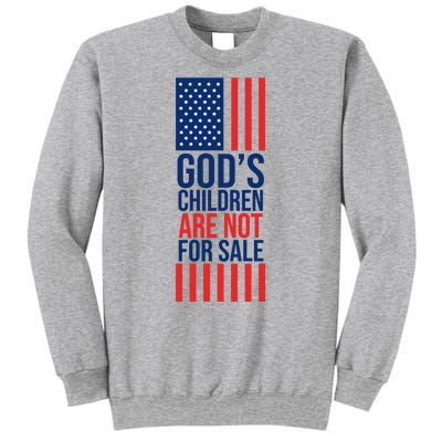 Gods Children Are Not For Sale USA Sweatshirt