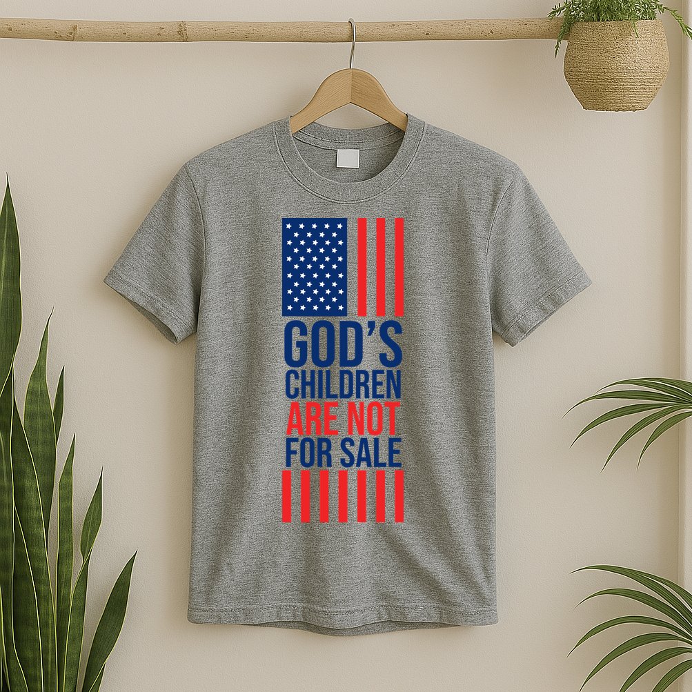 Gods Children Are Not For Sale USA T-Shirt