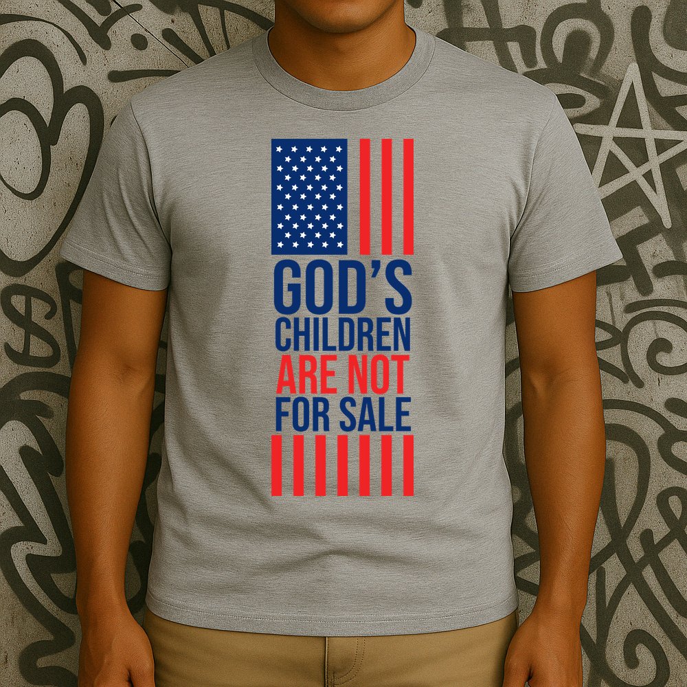Gods Children Are Not For Sale USA T-Shirt