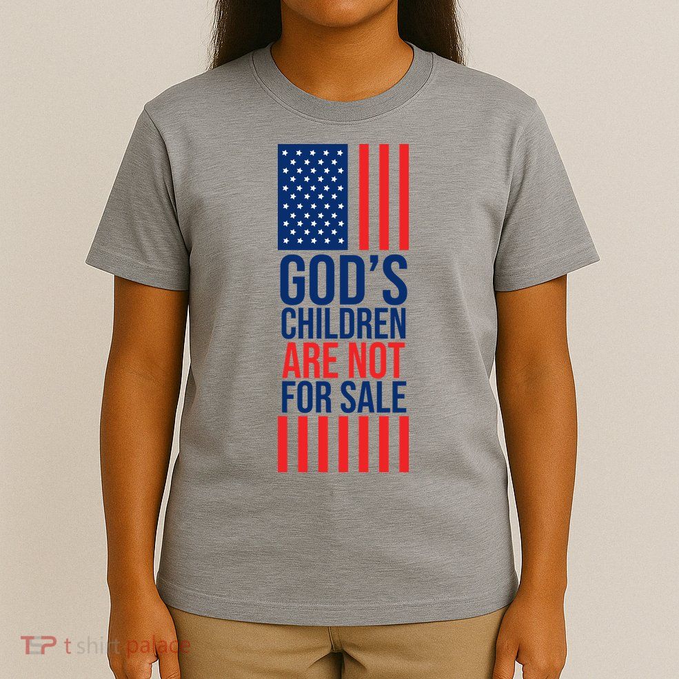Gods Children Are Not For Sale USA T-Shirt