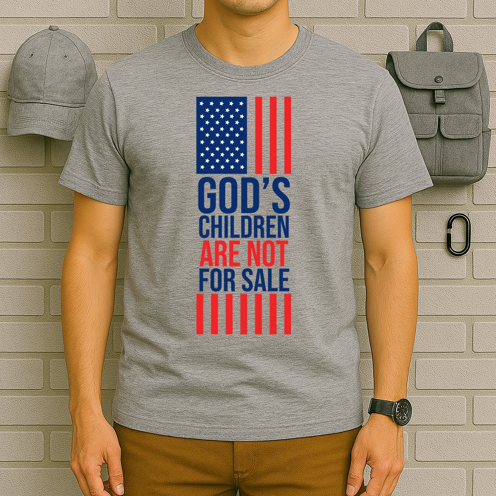 Gods Children Are Not For Sale USA T-Shirt