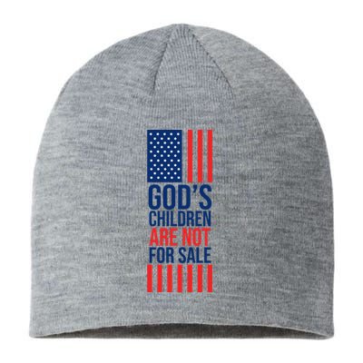 Gods Children Are Not For Sale USA Sustainable Beanie