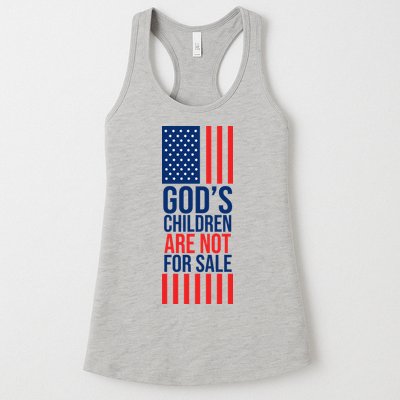 Gods Children Are Not For Sale USA Womens Tank Top