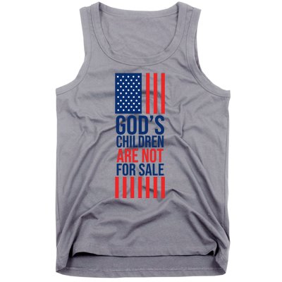 Gods Children Are Not For Sale USA Tank Top